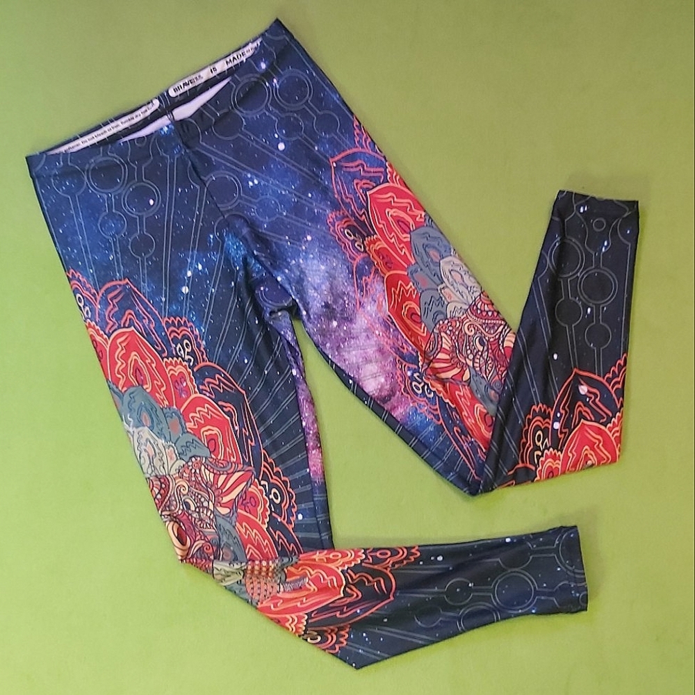Brave New Look Leggings Lucky Cosmic Pig in Small